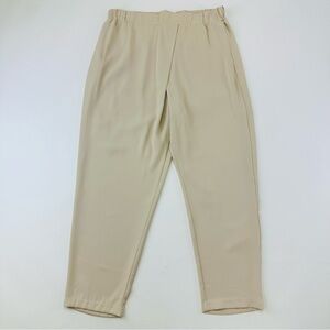 Uchuu Montreal beige pullon stretch pants XL women Size 14 neutral